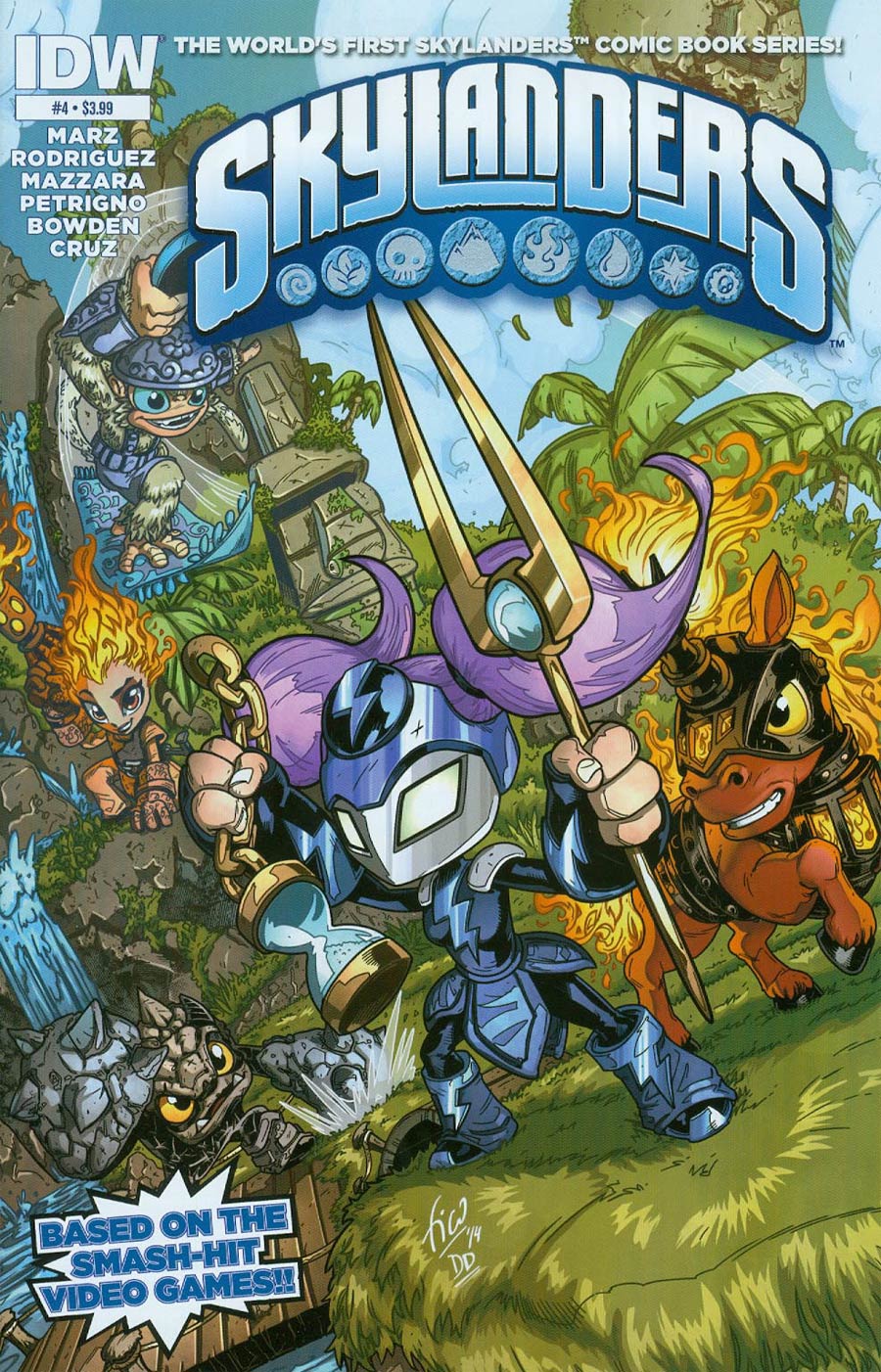 Skylanders #4 Cover A Regular Fico Ossio Cover