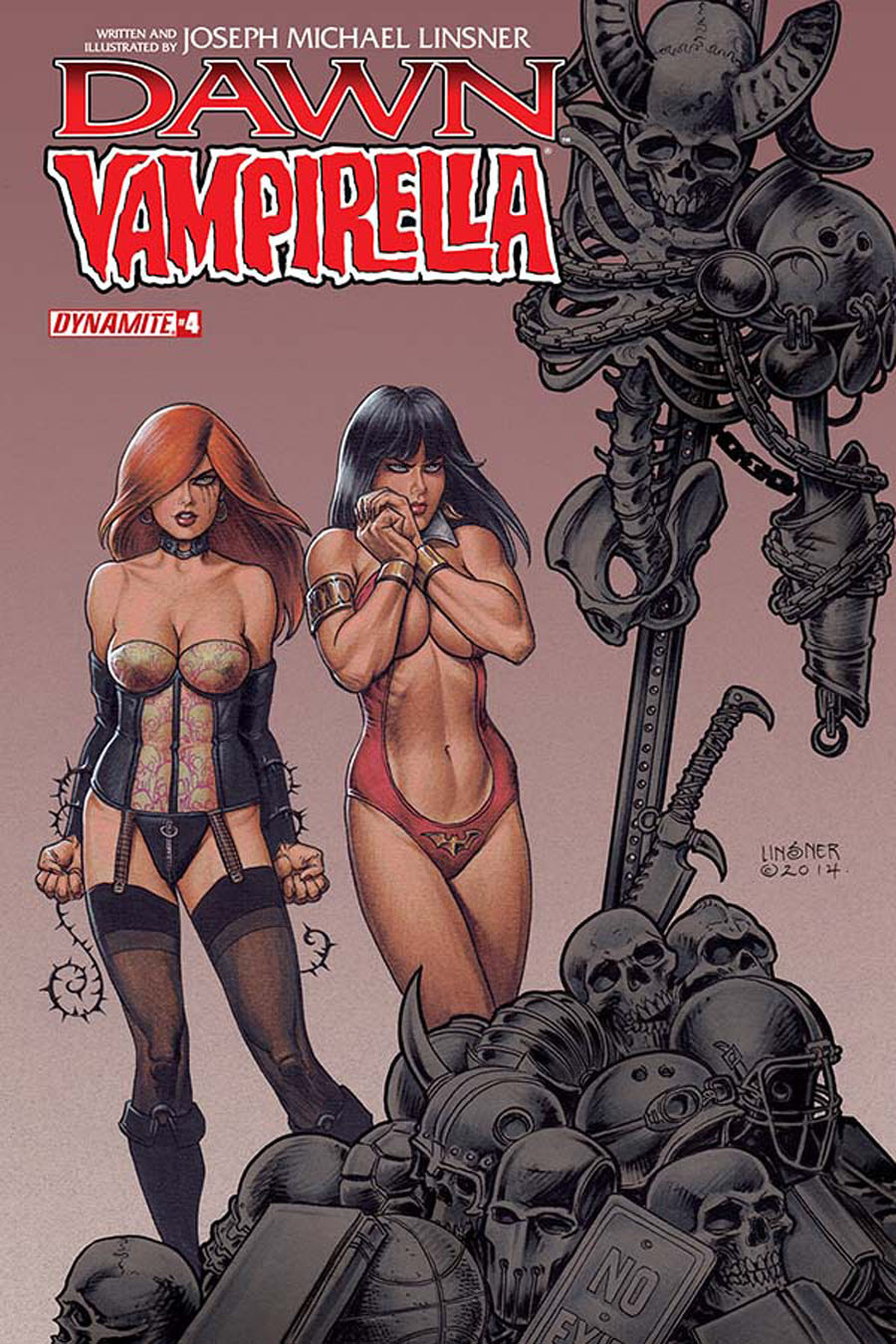 Dawn Vampirella #4 Cover A Regular Joseph Michael Linsner Cover