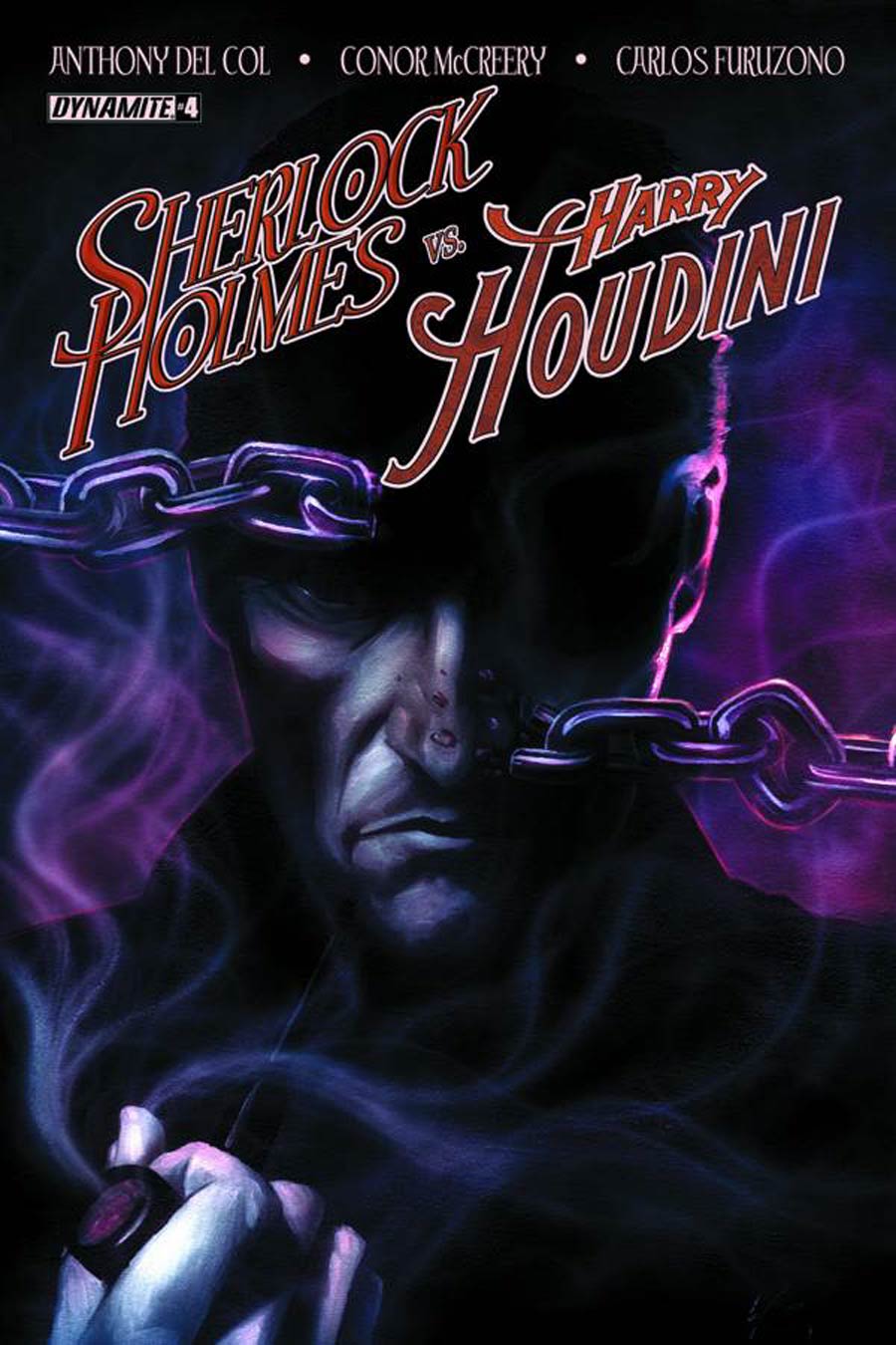 Sherlock Holmes vs Harry Houdini #4 Cover B Variant Colton Worley Cover