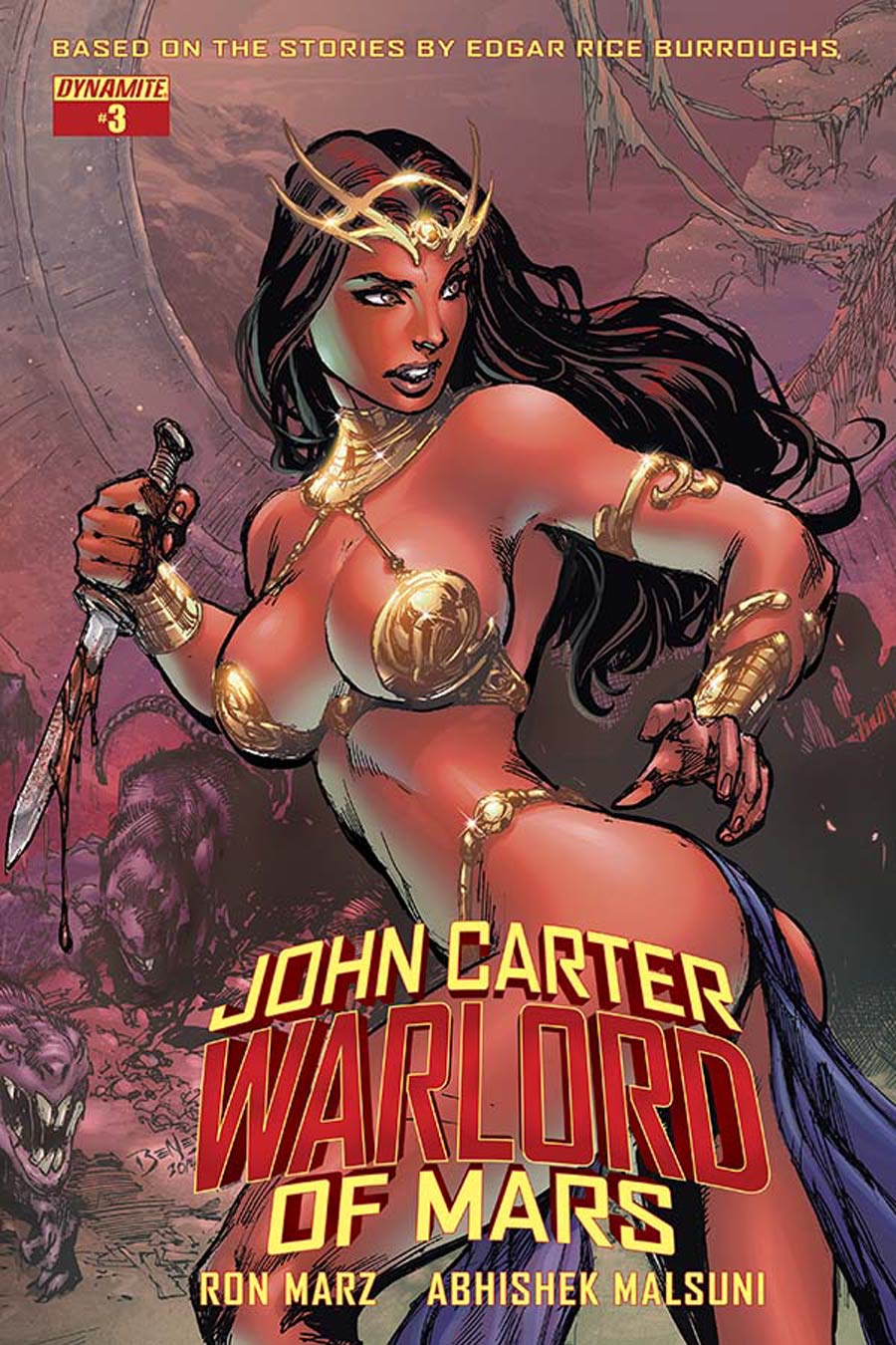 John Carter Warlord Of Mars Vol 2 #3 Cover A Regular Ed Benes Cover