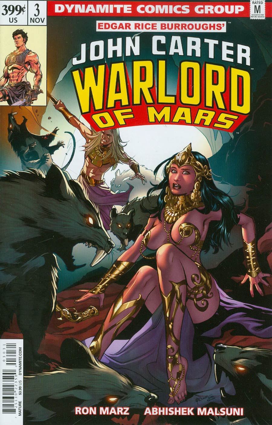 John Carter Warlord Of Mars Vol 2 #3 Cover C Variant Emanuela Lupacchino Cover