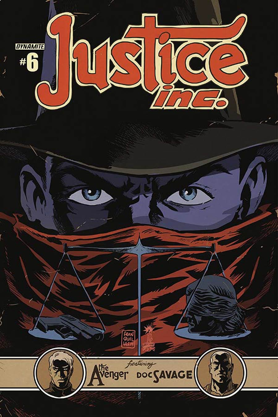 Justice Inc Vol 3 #6 Cover B Variant Francesco Francavilla Cover