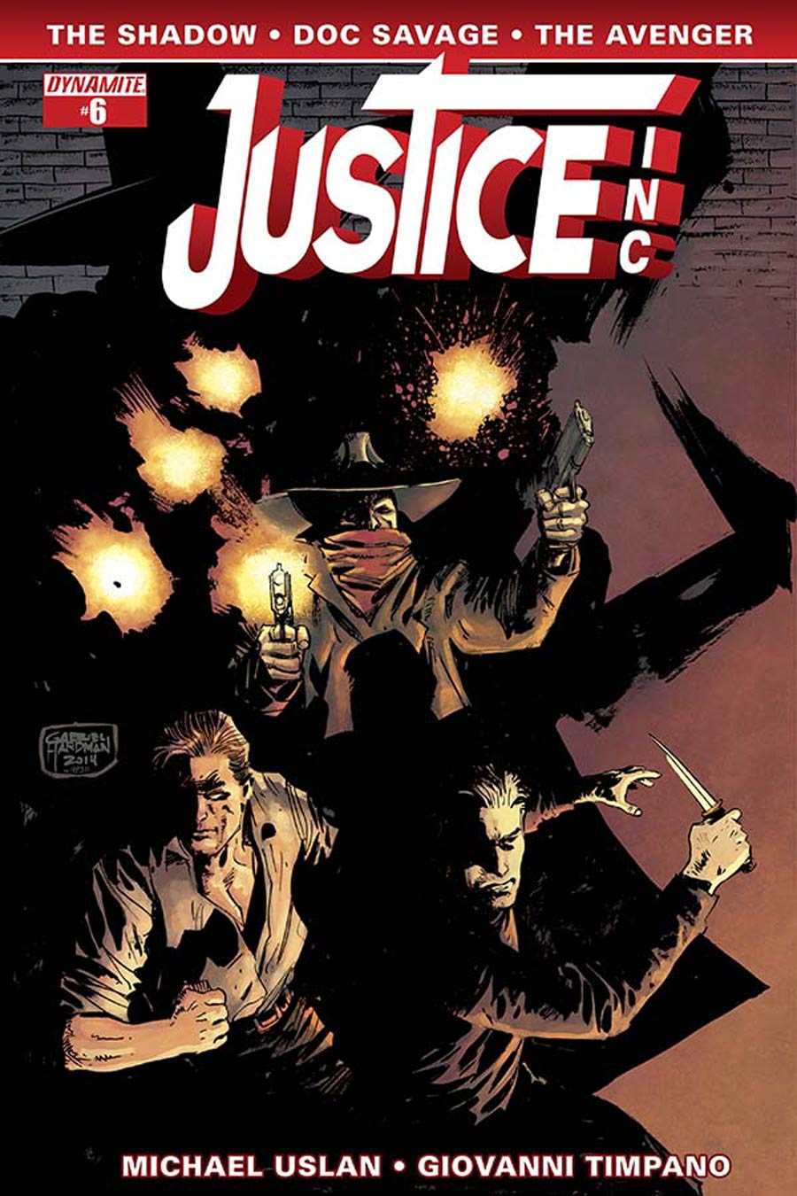 Justice Inc Vol 3 #6 Cover C Variant Gabriel Hardman Cover