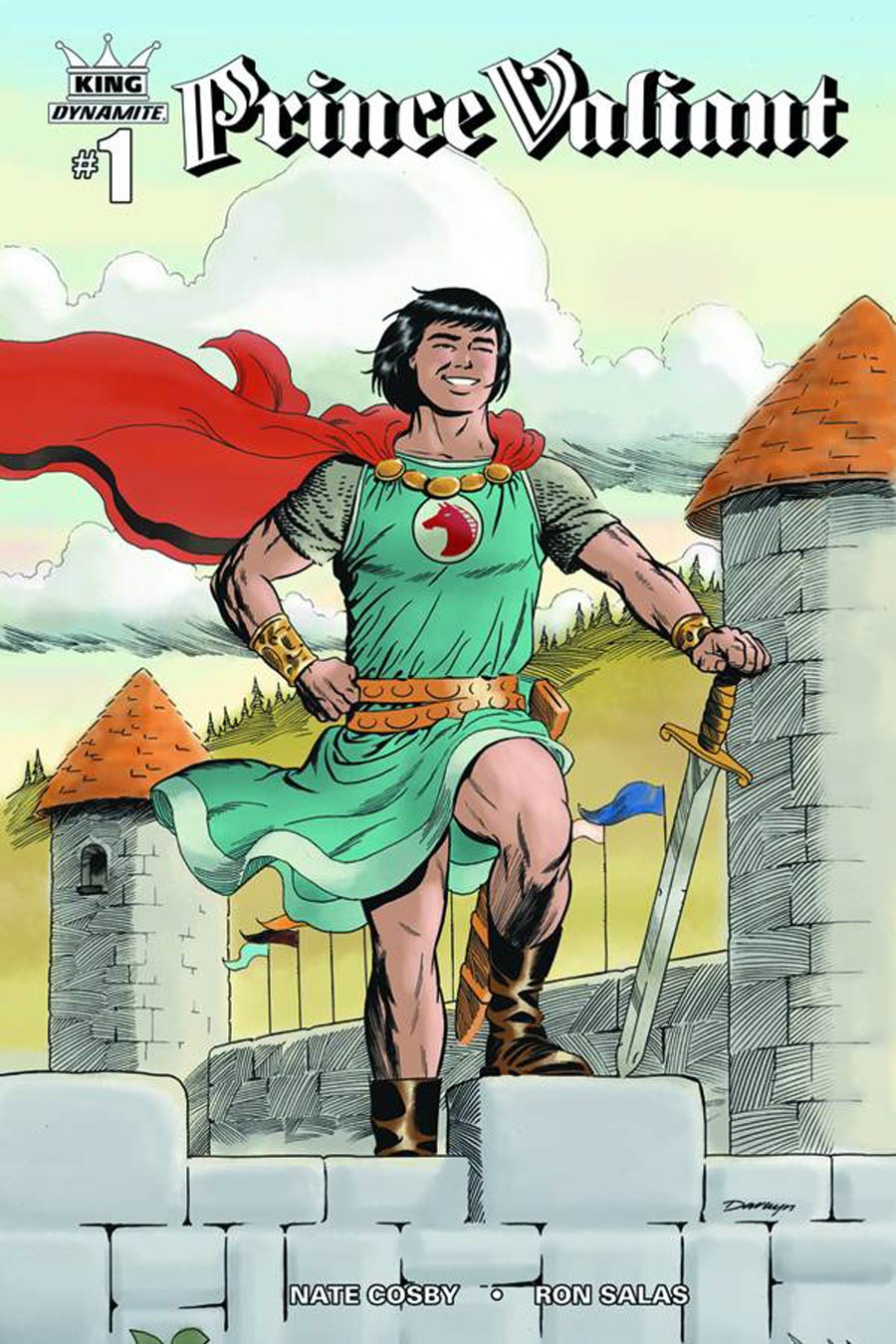 King Prince Valiant #1 Cover A Regular Darwyn Cooke Color Connecting Cover (3 Of 5)