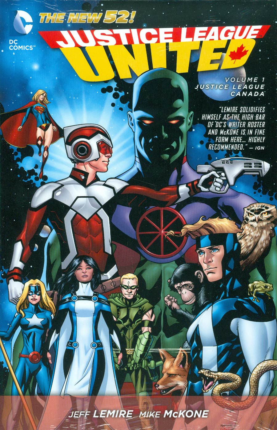 Justice League United (New 52) Vol 1 Justice League Canada HC