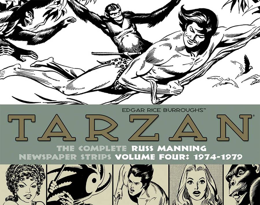 Tarzan Complete Russ Manning Newspaper Strips Vol 4 1974-1979 HC