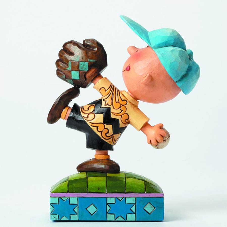 Peanuts Traditions Charlie Brown Baseball Figurine