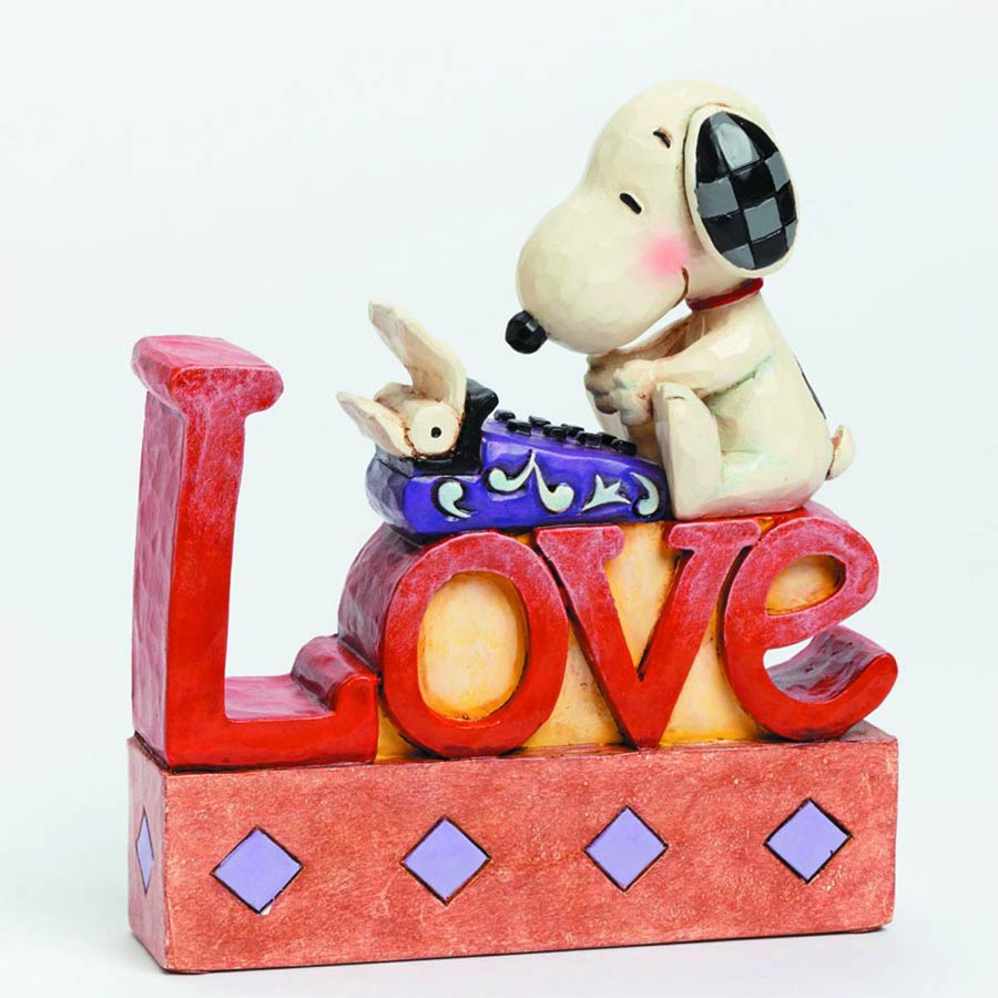 Peanuts Traditions Snoopy Love Plaque Figurine