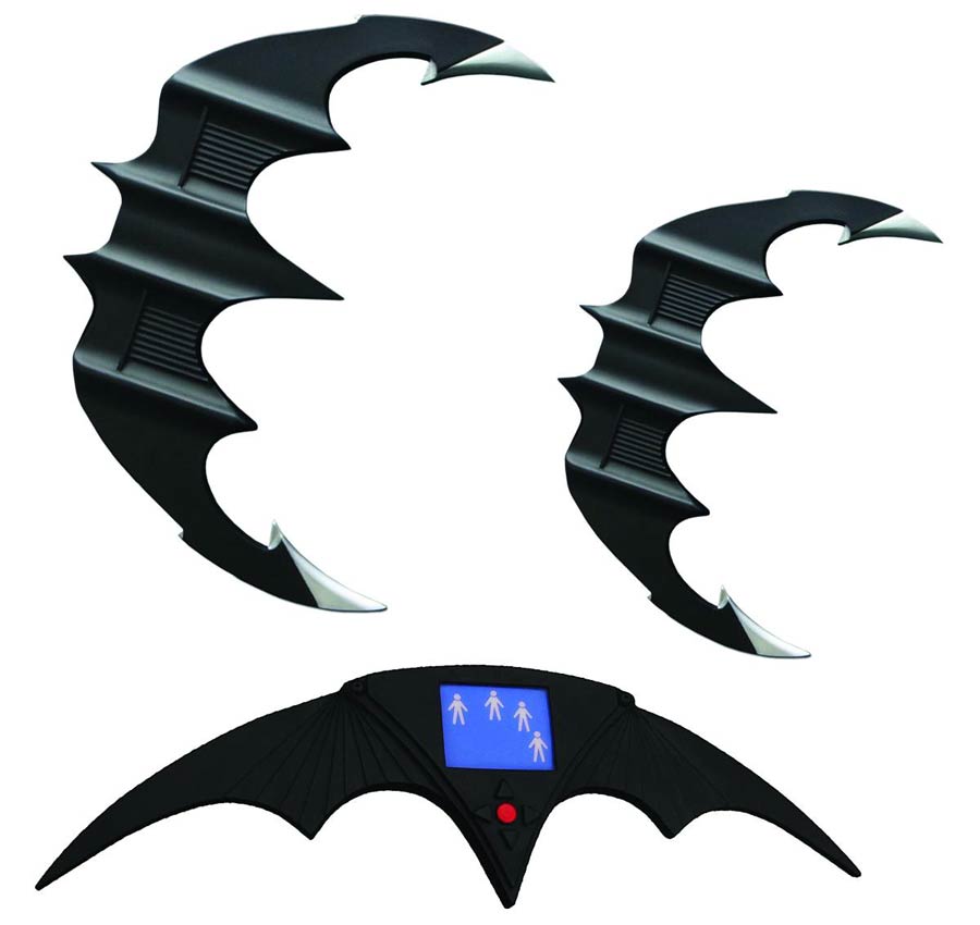 Batman & Batman Returns Batarang Prop Replica Set
