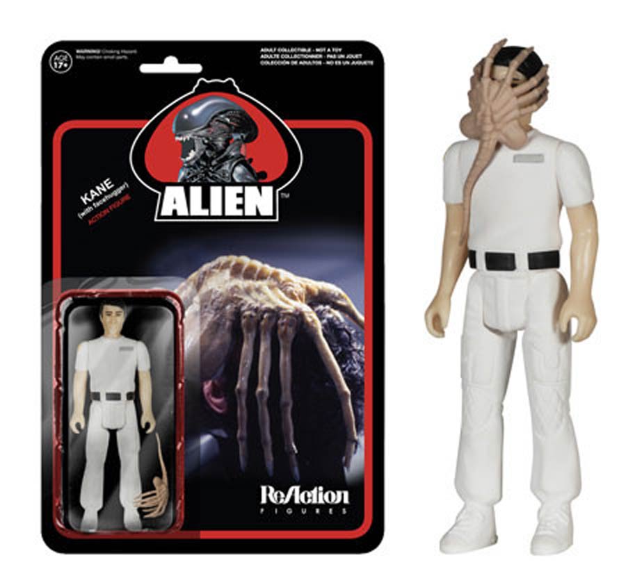 Alien ReAction Kane With Facehugger 4-Inch Action Figure