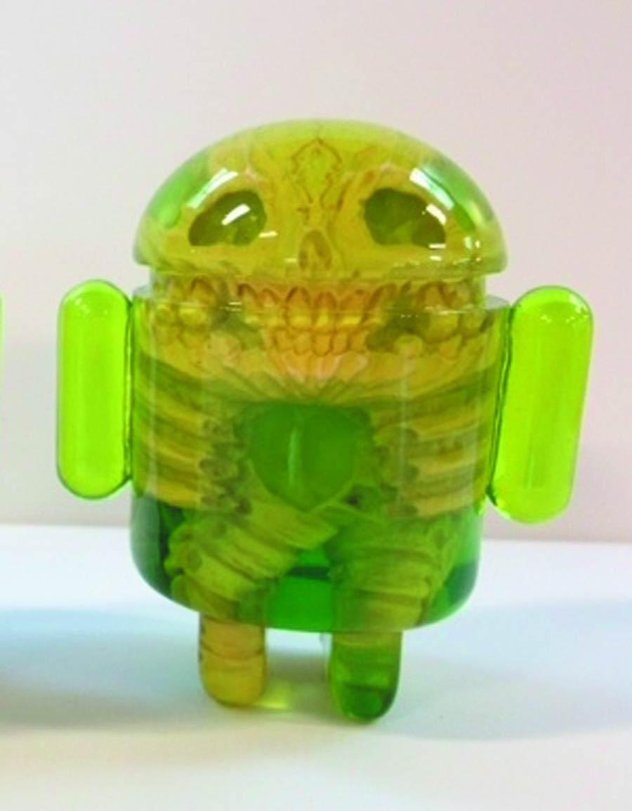 Infected Android Resin Figure - Green