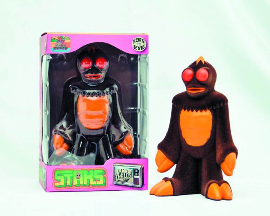 Land Of The Lost Staks Vinyl Figure - Flocked Brown