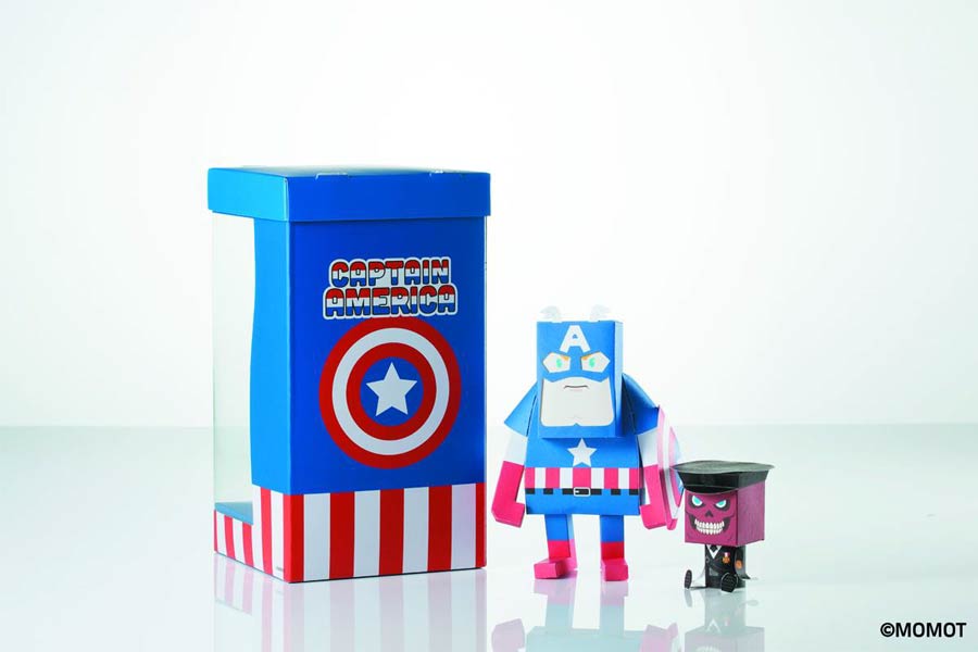 Marvel Comics MOMOT Papercraft Figure Kit - Captain America
