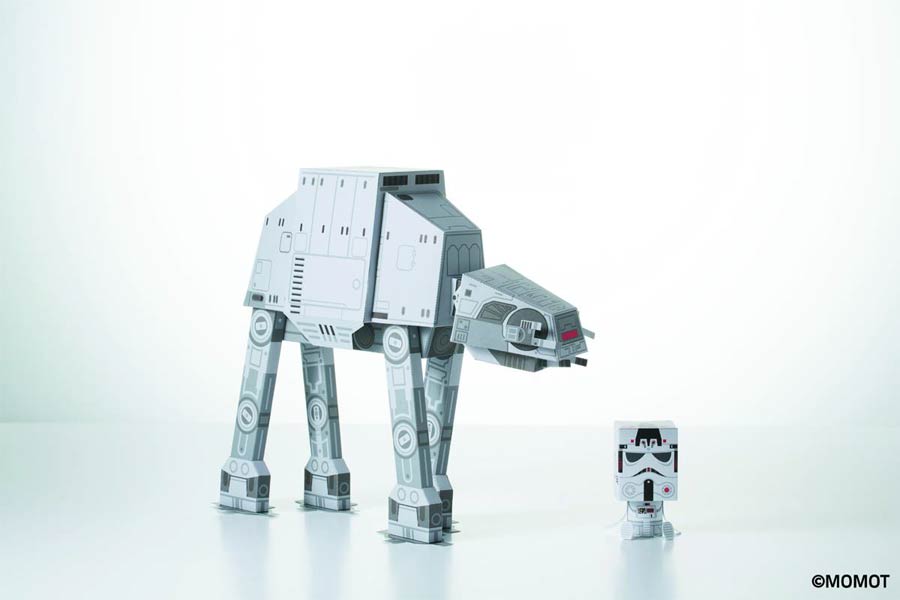 Star Wars MOMOT Papercraft Figure Kit - AT-AT With Driver