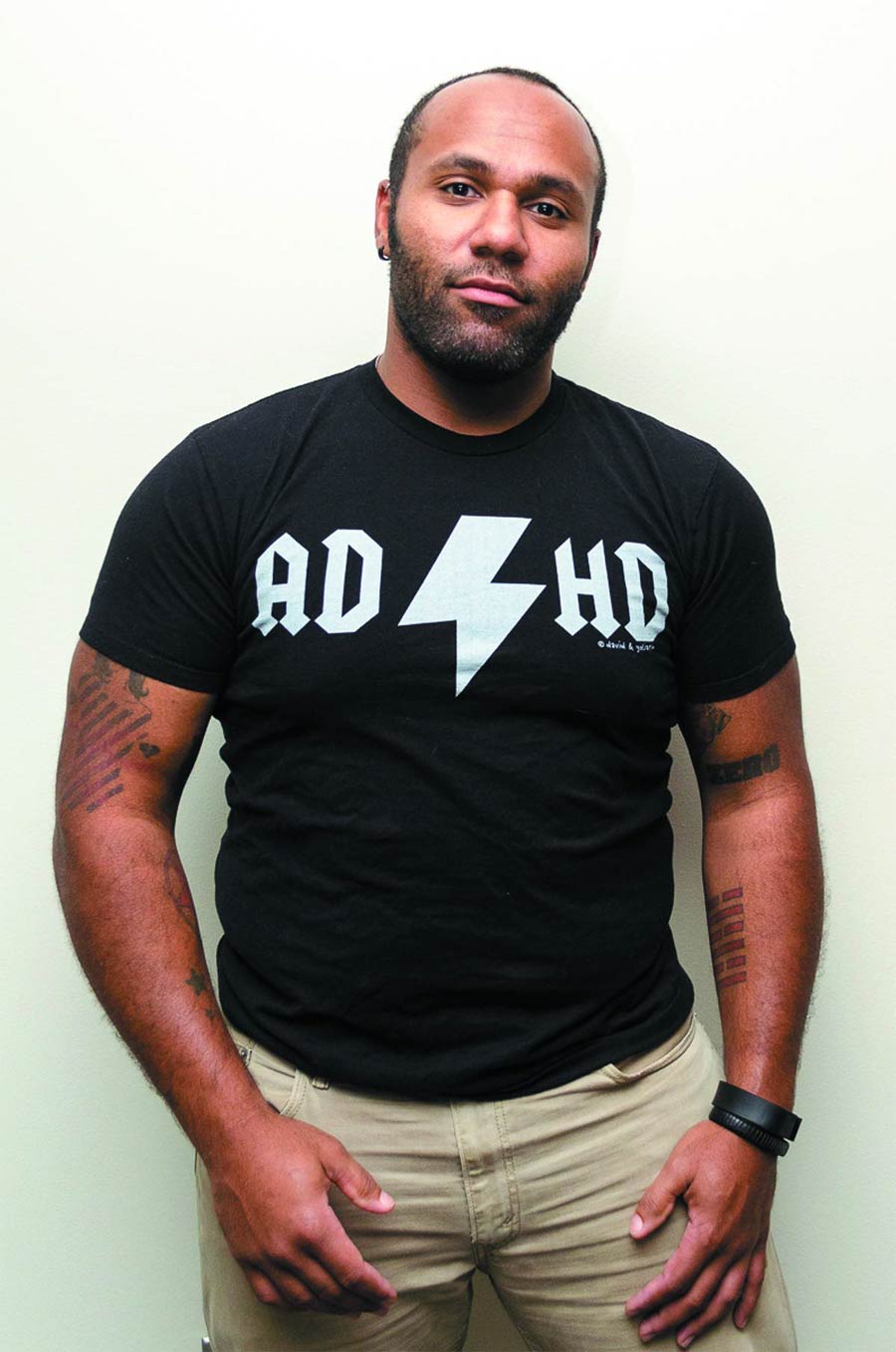 AD/HD Black T-Shirt Large