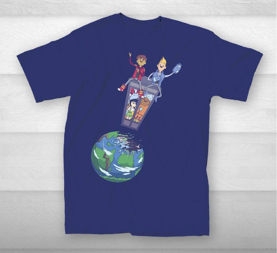 Bravest Warriors Excellent Adventure Royal T-Shirt Large