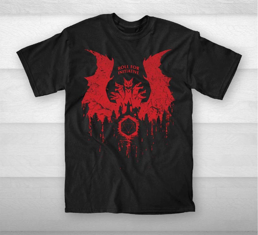Dungeons & Dragons Tiamat Encounter Black T-Shirt Large