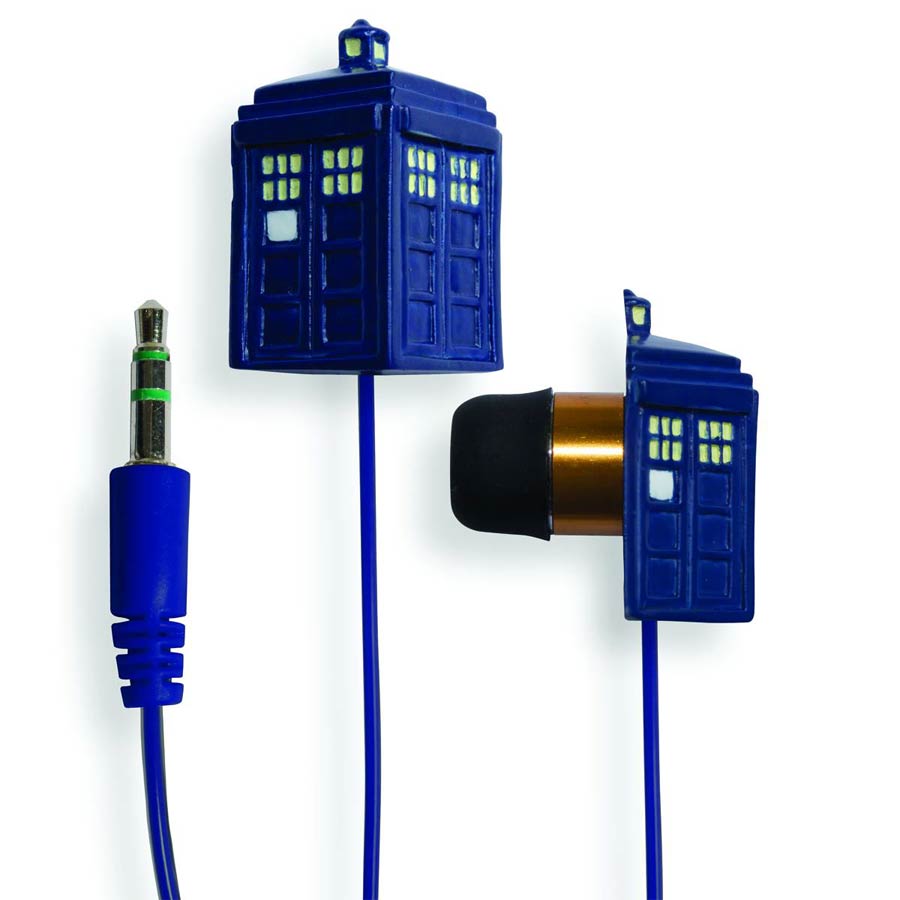 Doctor Who Earbuds - TARDIS