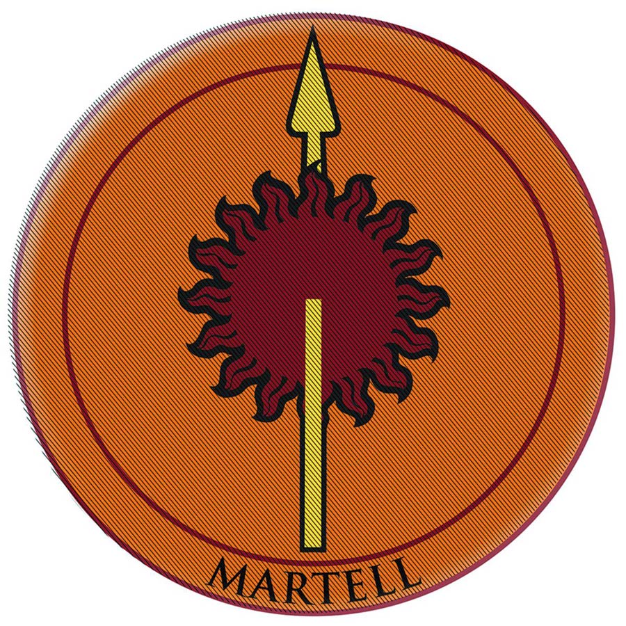 Game Of Thrones Embroidered Patch - Martell