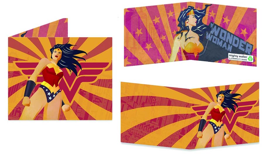 DC Heroes Mighty Wallet - Wonder Woman Standing Strong