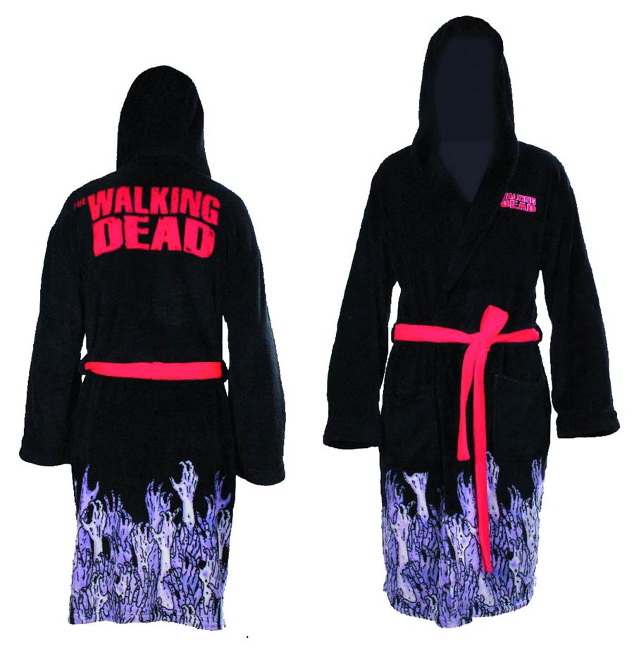 Walking Dead Plush Bathrobe Small / Medium