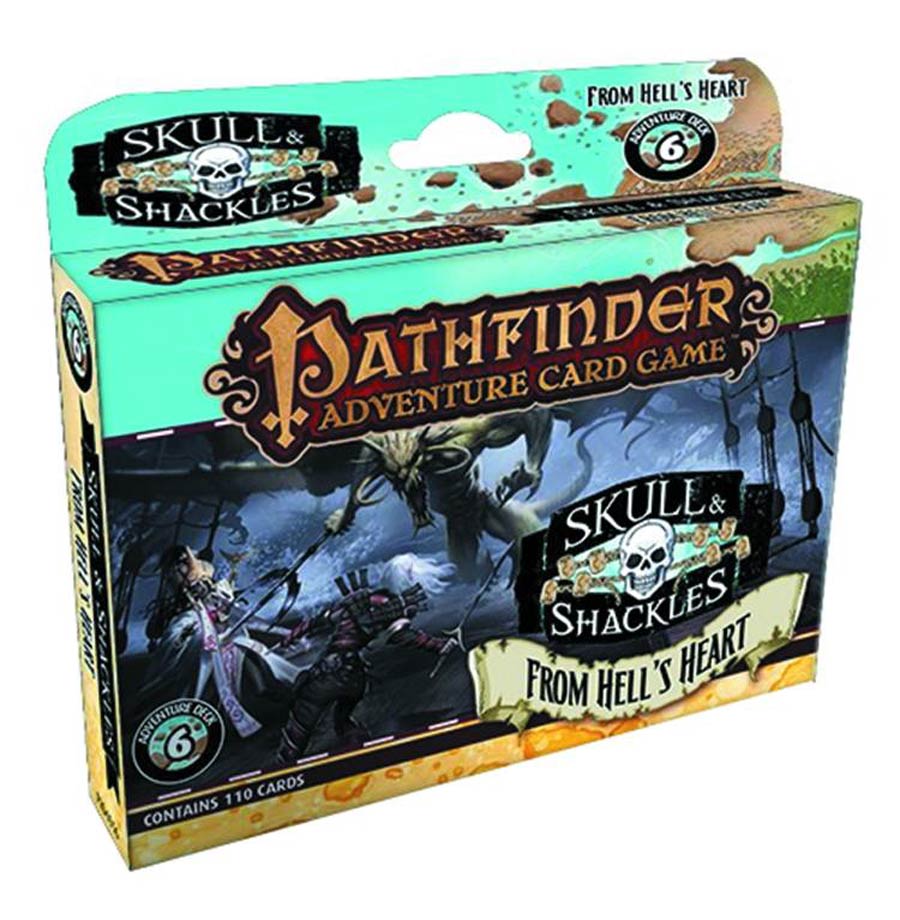 Pathfinder Adventure Card Game Skull & Shackles Add-On Deck 6 From Hells Heart