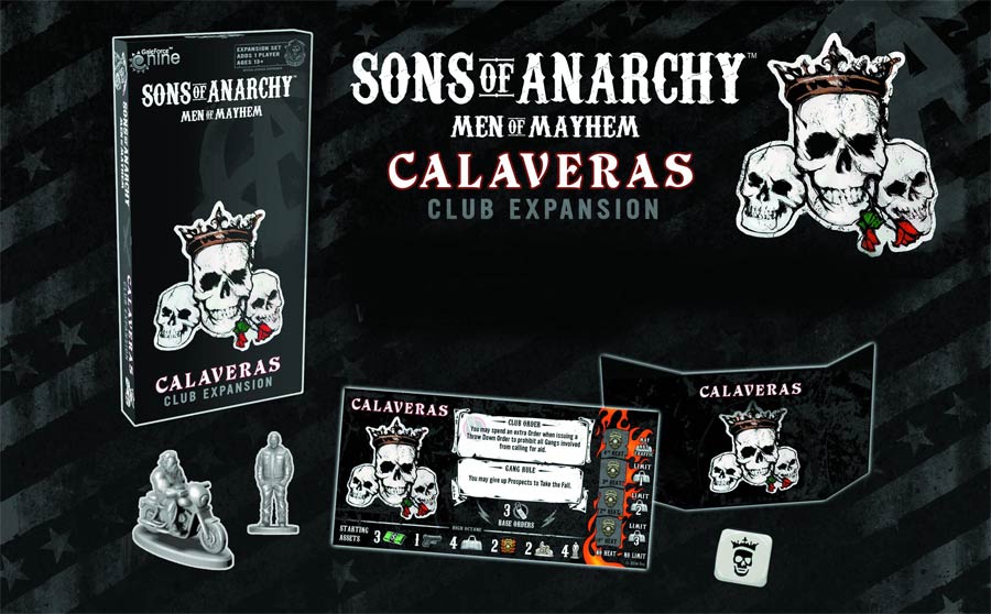 Sons Of Anarchy Board Game Calaveras Club Expansion