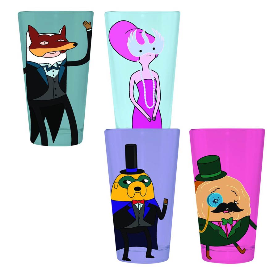 Adventure Time Masquerade 4-Pack Pint Set