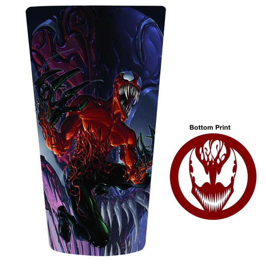 Marvel Heroes Bottom Print Pint Glass - Carnage