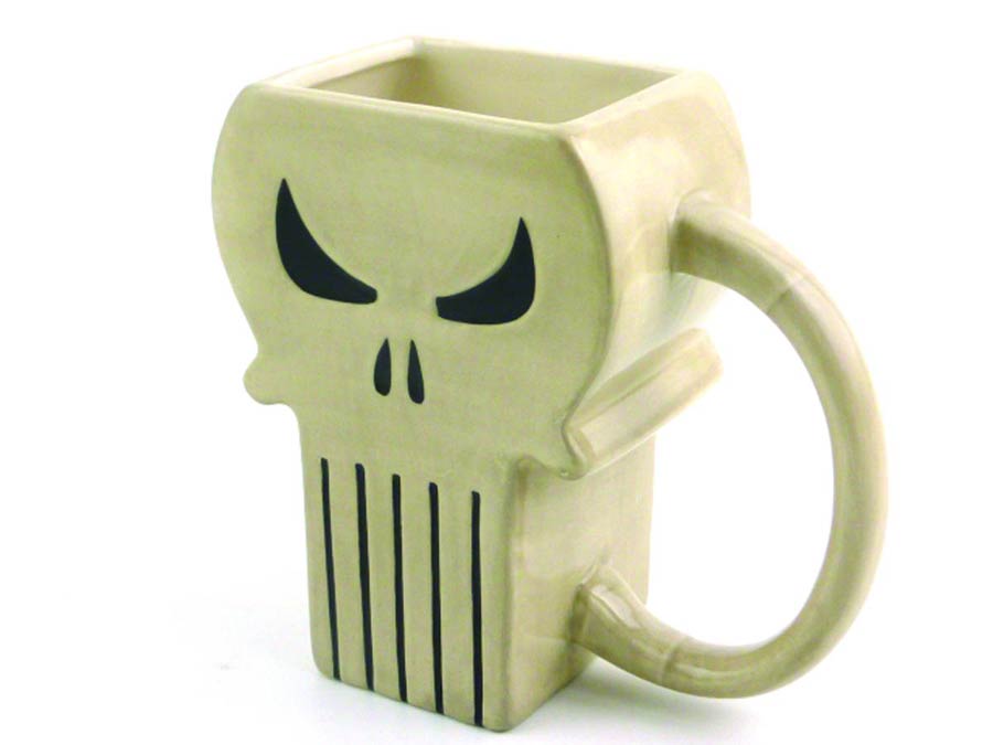 Marvel Heroes Punisher Symbol Previews Exclusive Molded Mug