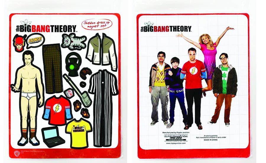 Big Bang Theory Dress Up Magnet Set