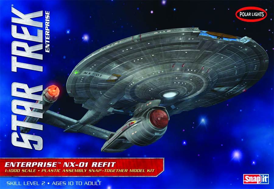 Star Trek Enterprise USS Enterprise NX-01 Refit 1/1000 Scale Model Kit