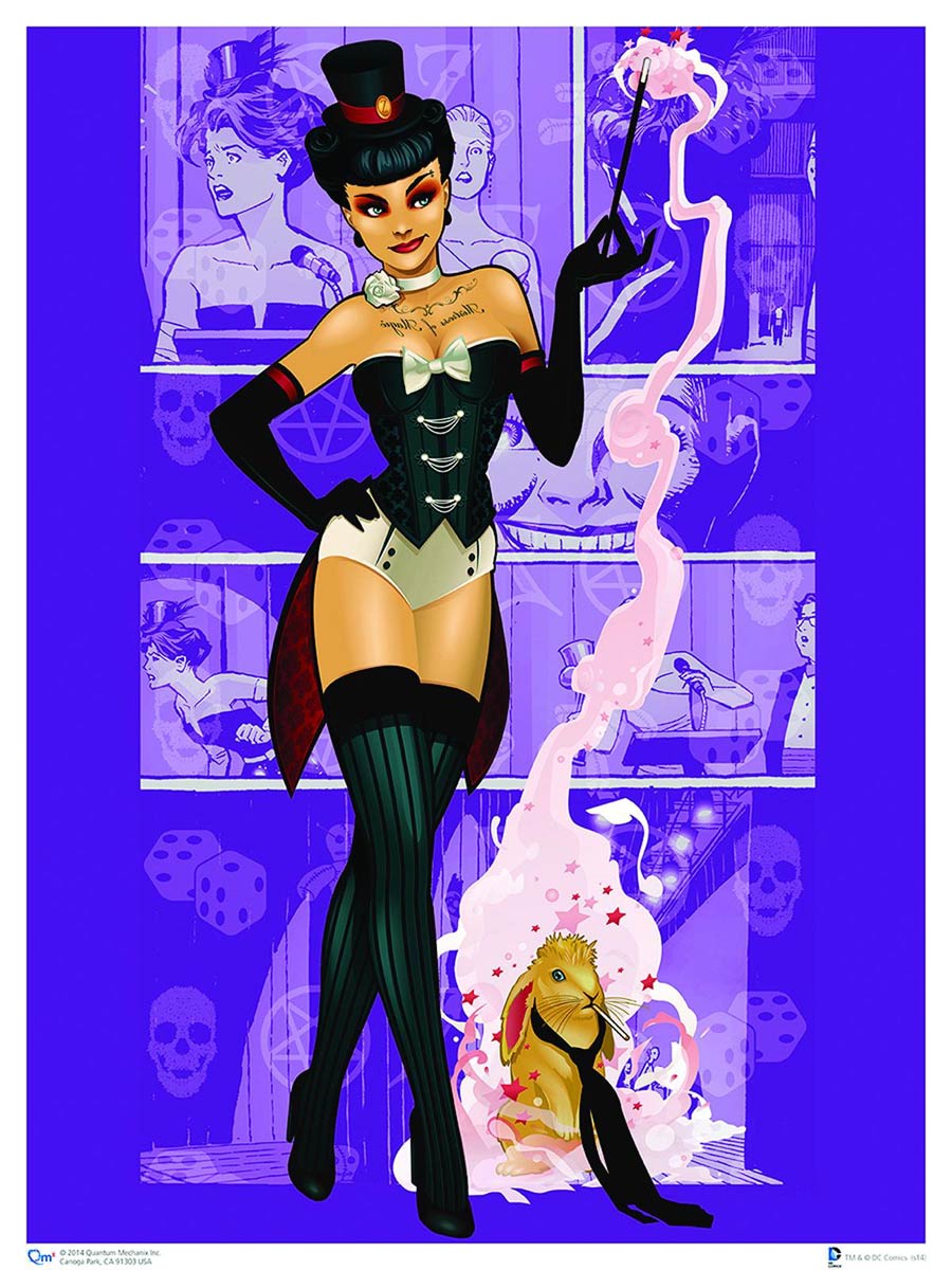 DC Bombshells Art Print - Zatanna