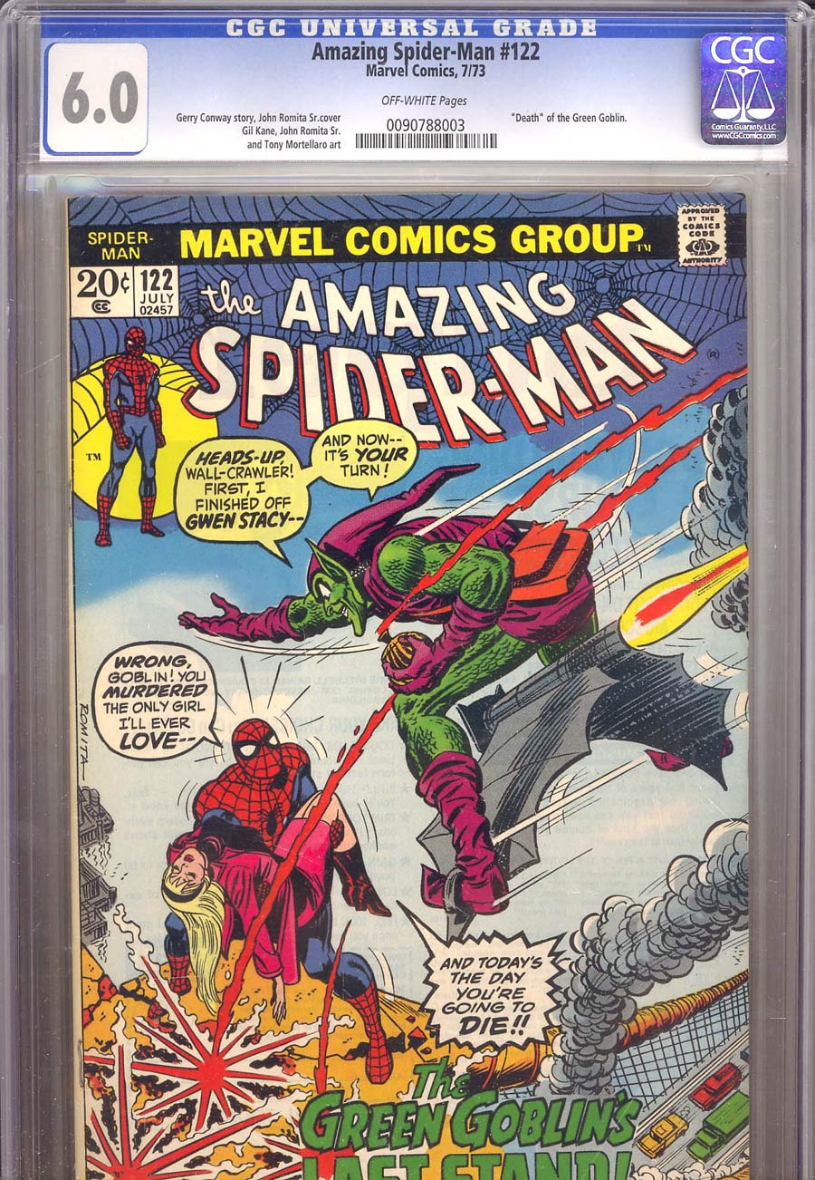 Amazing Spider-Man #122 Cover D CGC 6.0