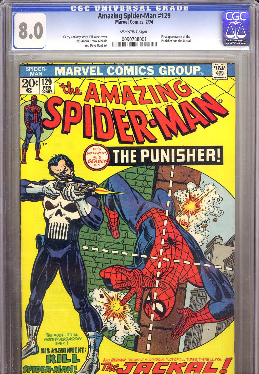 Amazing Spider-Man #129 Cover D CGC 8.0
