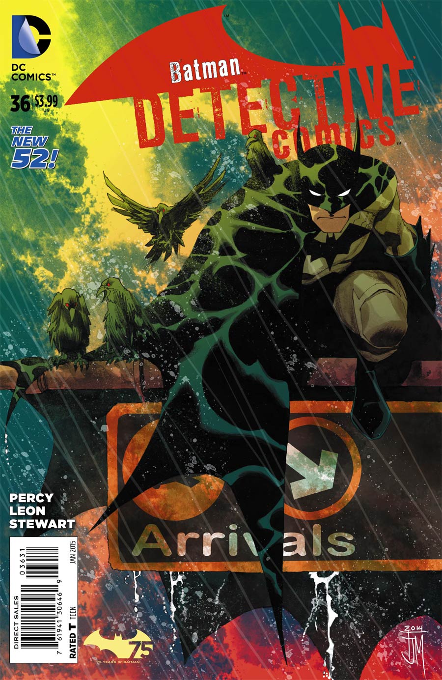 Detective Comics Vol 2 #36 Cover E Incentive Francis Manapul Variant Cover
