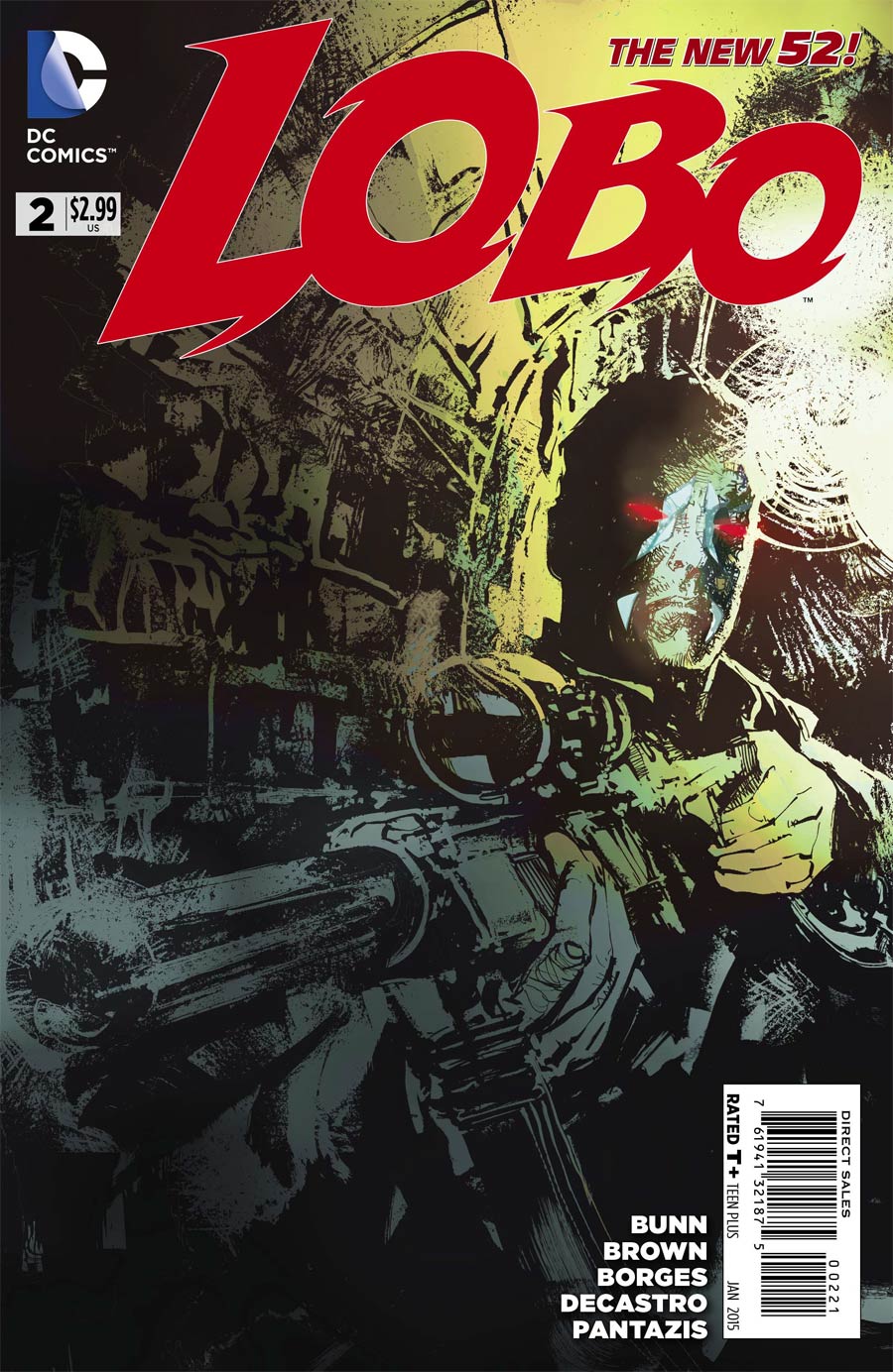 Lobo Vol 3 #2 Cover B Incentive Bill Sienkiewicz Variant Cover