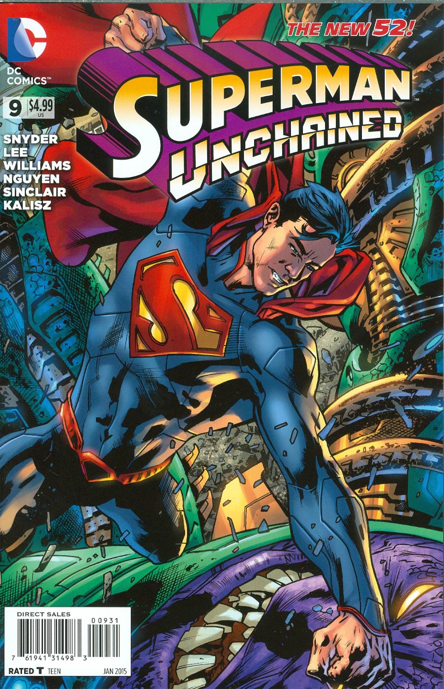 Superman Unchained #9 Cover F Incentive Bryan Hitch Cover