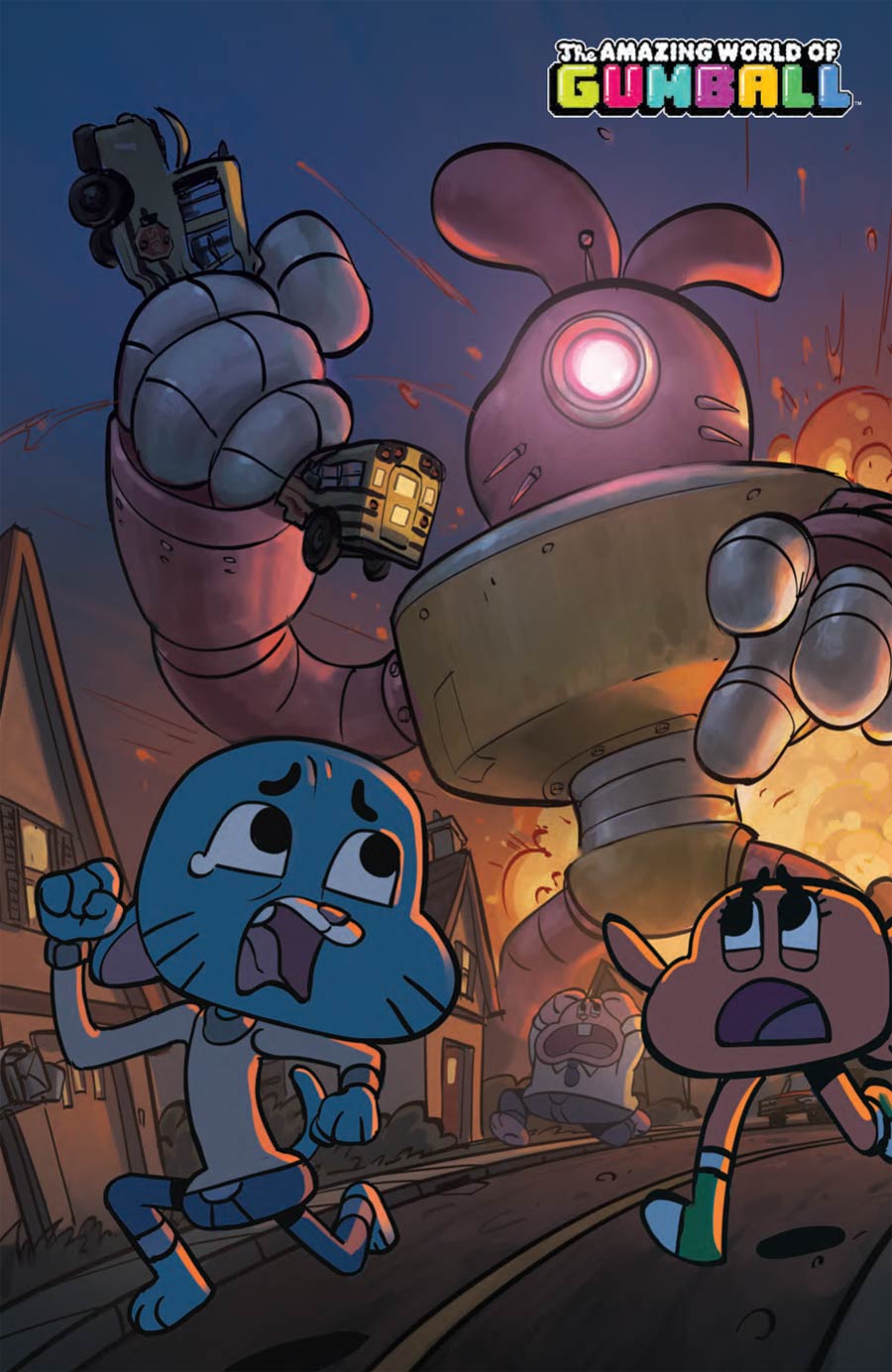 Amazing World Of Gumball #4 Cover C Incentive Justin Oaksford Virgin Variant Cover