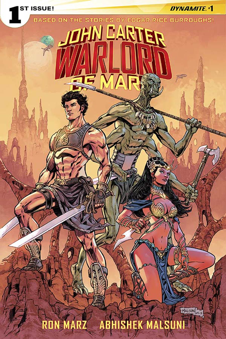 John Carter Warlord Of Mars Vol 2 #1 Cover L Incentive Abhishek Malsuni Variant Cover