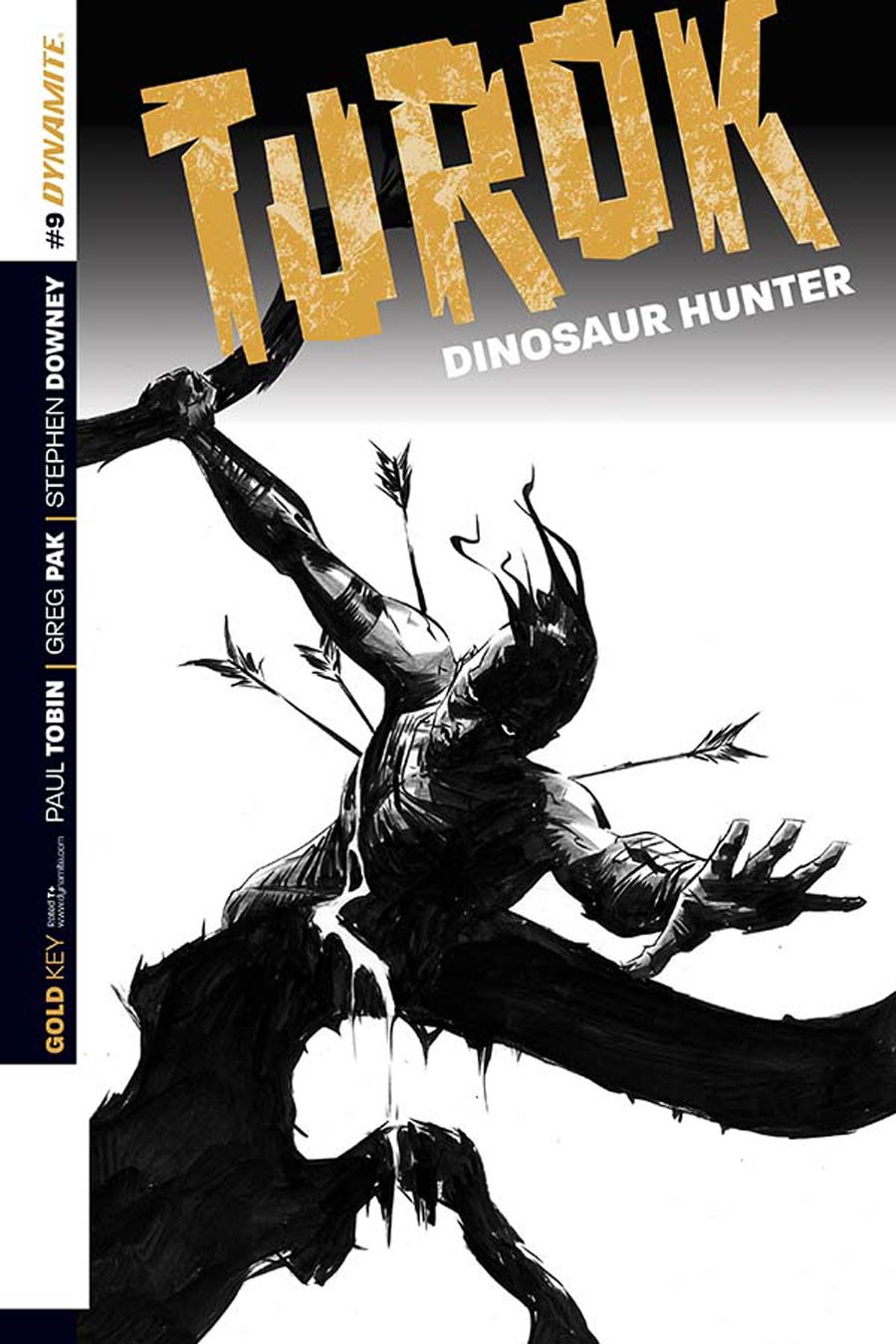 Turok Dinosaur Hunter Vol 2 #9 Cover D Incentive Jae Lee Black & White Cover