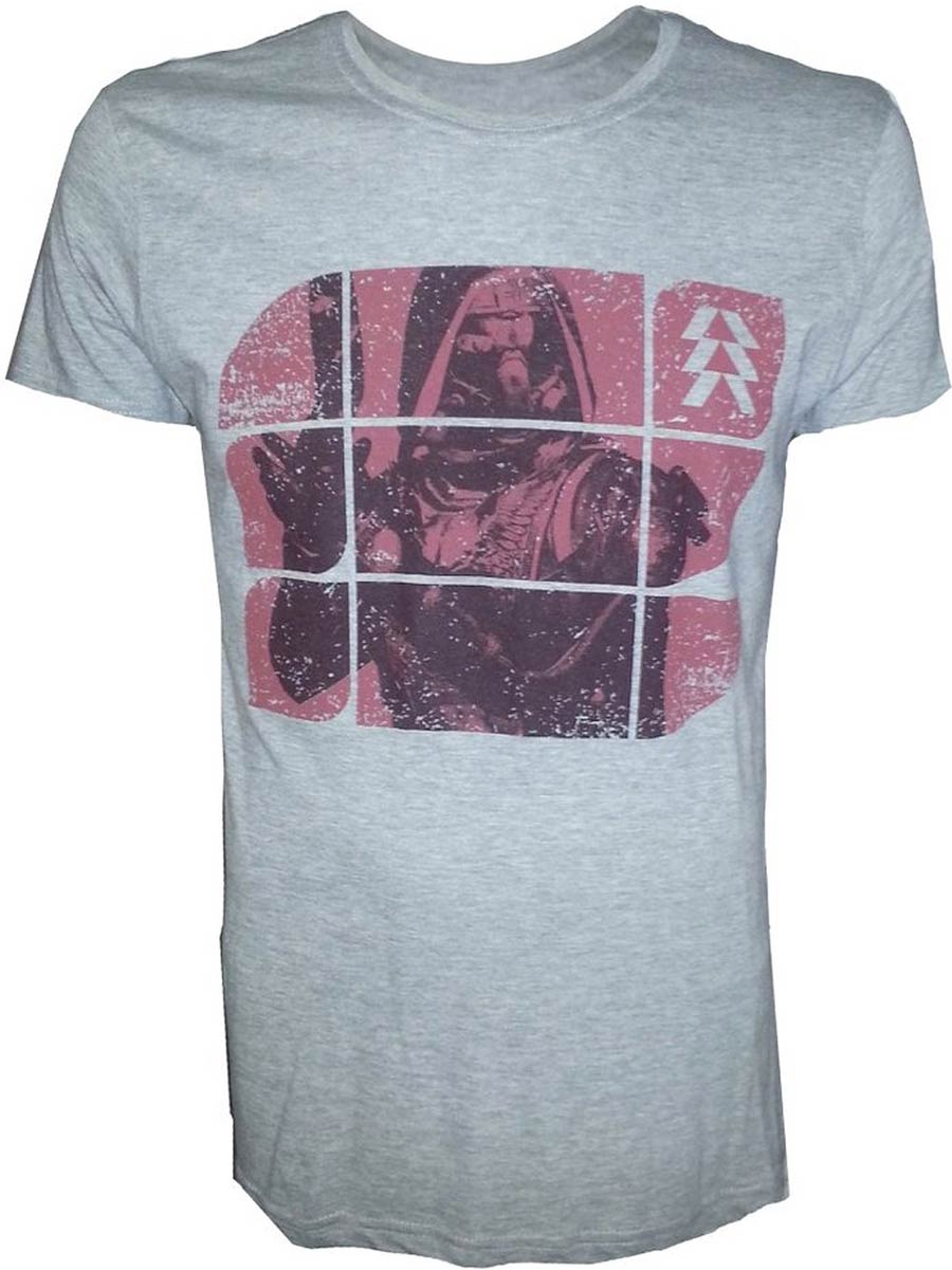 Destiny Hunter Character On Athletic Heather Mens T-Shirt Large