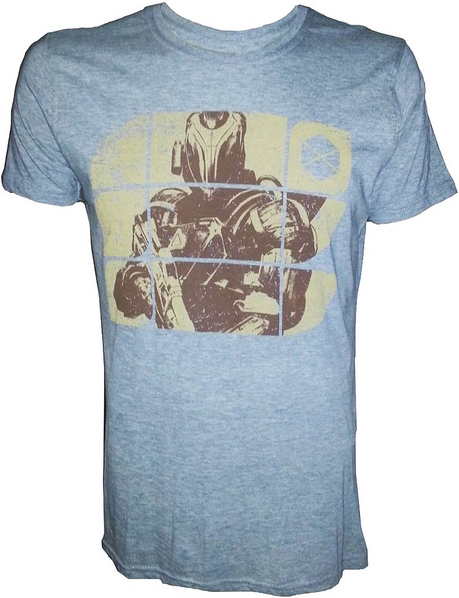 Destiny Titan Character On Athletic Heather Mens T-Shirt Large