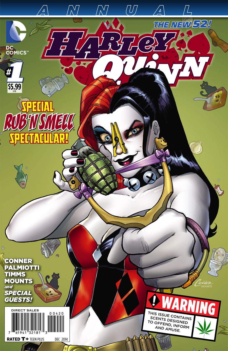 Harley Quinn Vol 2 Annual #1 Cover G Regular Amanda Conner Cover USA Edition Without Polybag