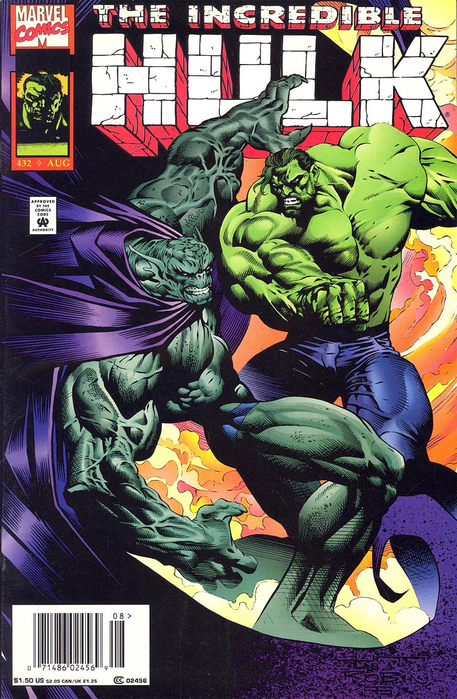 Incredible Hulk #432 Cover B Newsstand Edition