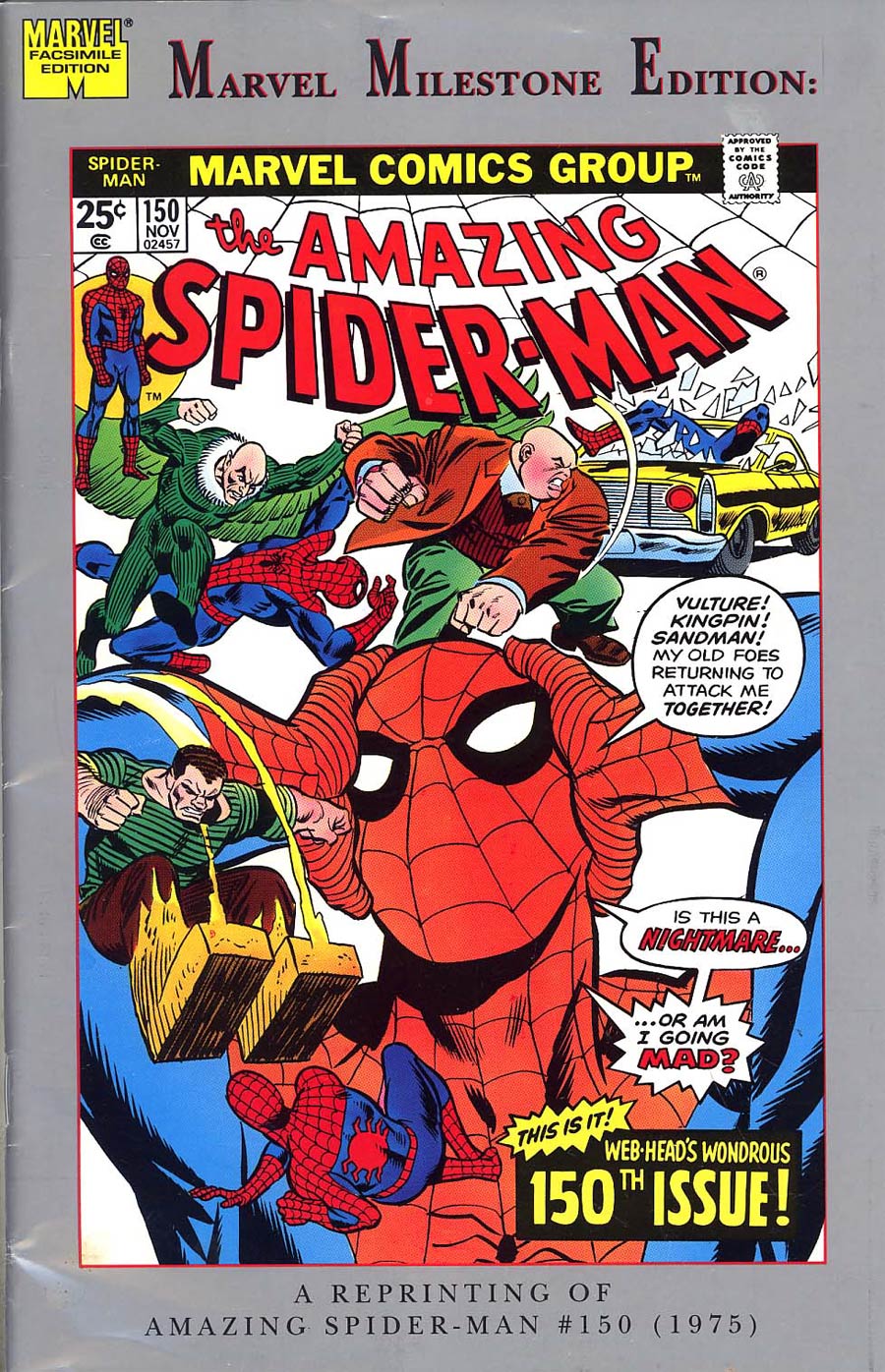Marvel Milestone Edition Amazing Spider-Man #150