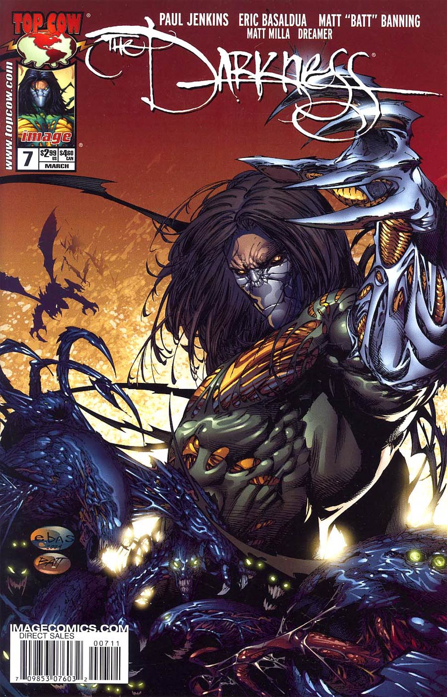 Darkness Vol 2 #7 Cover B Ebas