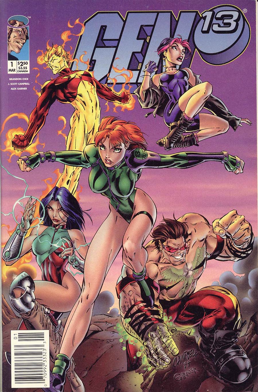 Gen 13 Vol 2 #1 Cover N Newsstand