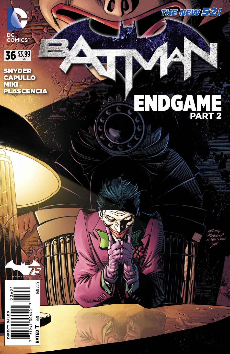 Batman Vol 2 #36 Cover E Incentive Andy Kubert Variant Cover