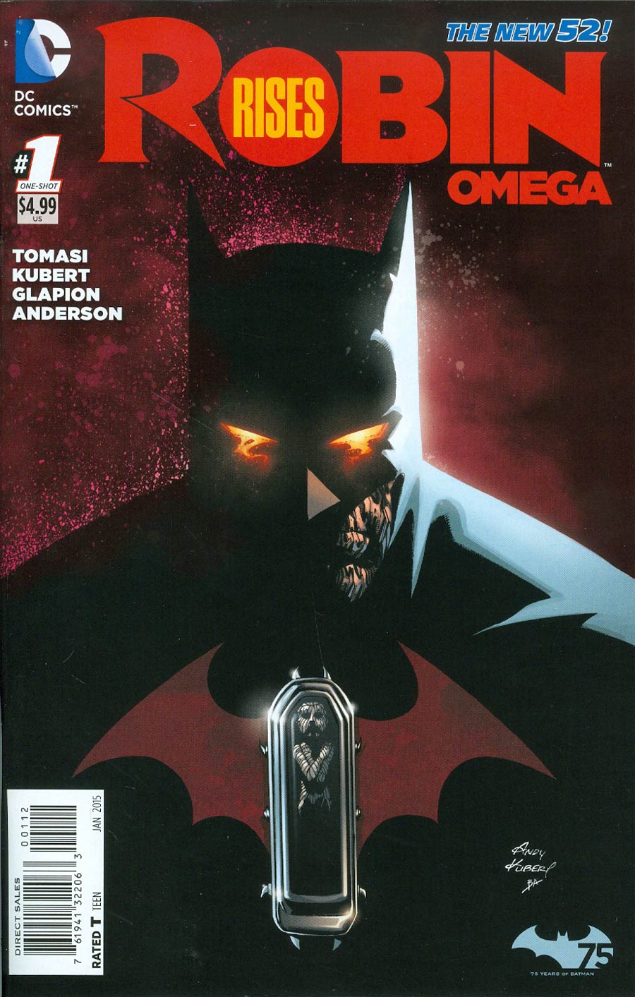 Robin Rises Omega #1 Cover C 2nd Ptg Andy Kubert Variant Cover